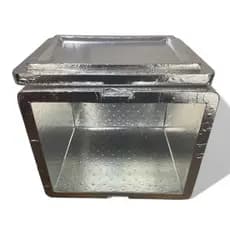 caixa de isopor laminada 45l para bag deliverey motoboy