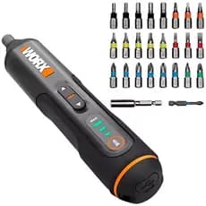 Parafusadeira à Bateria 4,0V com Led e Kit Bits WX240 WORX