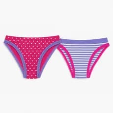 Conjunto 2 Calcinhas Confortável Diversas Cores Cós 5cm Renda Basic+ de Poliamida promoção ACG