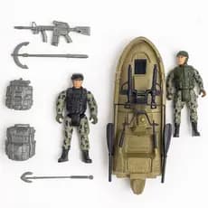 Conjunto Soldado Militar – 4 Veículos e Acessórios (Ref: LCB085) ACG