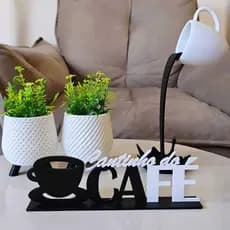 Conjunto Cantinho do Café, Kit Cantinho do Café, Cantinho do Café, Café, Decoração Café, Decoração Estética, Canto Café