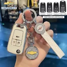 Adequado Chevrolet Tampa Chave Do Carro Onix/Cruze/Cobalto/S10/Spin/Rastreador TPU Keychain 6541