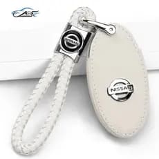 Chaveiro Nissan Caso ALMERA LEAF 370Z GTR LIVINA KICKS E-POWER TERRA PATROL NAVARAL Border URVAN Metal Impermeável Couro Acessórios Do Carro 5487