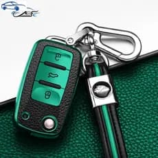 PU TPU Caso Chave Do Carro Para VW Volkswagen Polo Passat Golf Maggiolano Arteon Fox Gol Skoda SEAT Ibiza Remote Keychain Cover 2024 2024