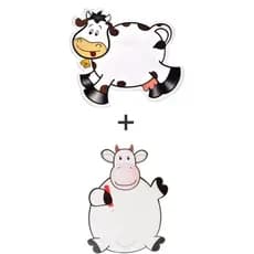 2 Imã Lousa Para Geladeira Lembretes/recados/anotações com Manta Magnética