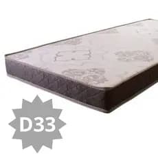 COLCHÃO DE ESPUMA D33 ORTOPÉDICO SOLTEIRO - 78x188x12
