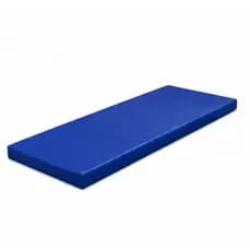 COLCHÃO HOSPITALAR 100% IMPERMEÁVEL SOLTEIRO NAPA AZUL ESPUMA D20 78x188x8cm Solteiro - Semi ortopédico