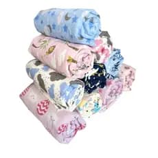 Coberta Manta Macio Sherpa Estampado Para Bebê 100% Algodão