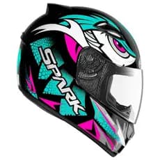 Capacete Moto Original EBF New Spark Dragon Viseira Cristal Masculino Feminino Proteção Conforto