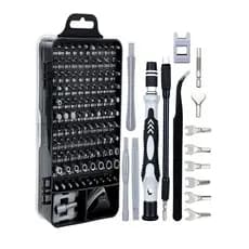 Kit Jogo de Ferramentas Com 120 Chaves Peças Para Manutenção Reparacao celular tablet multiuso