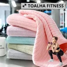 Toalha de Rosto Treino Alta Absorção Toalha de Rosto 70x40 Esportiva Academia REF-A2125