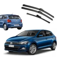 Kit 3 Palhetas Para Polo 2007 A 2011 Limpador Para Brisa