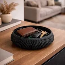 Cesto porta objetos, Organizador de mesa decorativo multiuso - Design moderno, Prática e Versátil