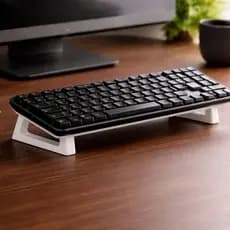 Suporte inclinado para Teclado Setup Gamer / Escritório /Ergonômico / Organização / Conforto na Mesa