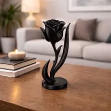 Rosa decorativa artificial - Presente, enfeite ideal para sala, quarto, para compor sua mesa posta