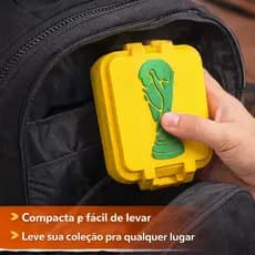 Porta Figurinhas Copa do Mundo | Organizador de Figurinhas presente/ crianças e amantes de futebol