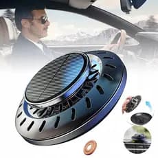 Difusor Solar Para Carro – Cheirinho Automático Com Rotação Ecológica, Purifica E Deixa O Ar Agradável