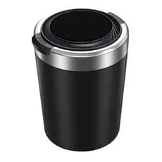 Organizador Interno Veicular Com Tampa LED Anti Odor Porta Moedas Porta Copos Caixa Multiuso Carro