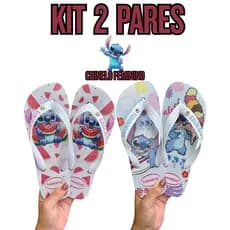 Kit 2 Pares Chinelo Feminino Mulher Super Confortável Macio Sandalia Exclusivo Antiderrapante Desconto