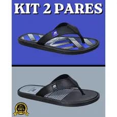 Chinelo Masculino Adulto Correia Larga Confortável Sandália Homem Casual Tira Grossa Confortável