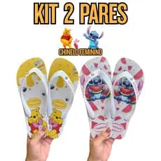2 Pares Chinelo Feminino Chinelo de Dedo Leve Verão Adulto Macio Alta Qualidade Praia Elegantes Desconto Ferias
