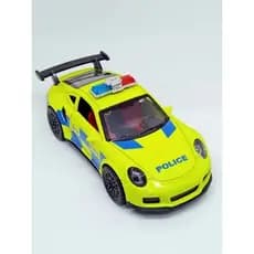 Miniatura Policia Fusca Lamborghini Mercedes  Escala 132 Carro Antigo Colecionavel Metalico Com Friccao Ferro Resistente
