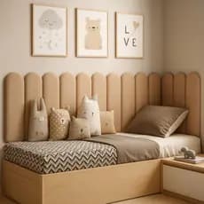 Kit 5 a 18 Peças Cabeceira Modular Estofada Nuvem 60x20 | Cama Box
