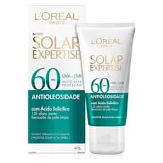Protetor Solar L'Oreal Solar Expertise Antioleosidade FPS 60 Matte 40g Controle 12h
