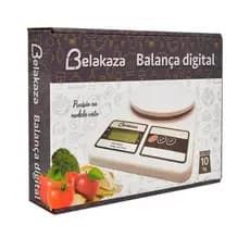 Balança Digital Belakasa 10kg À Pilha AAA - Leve e Prática para Cozinha