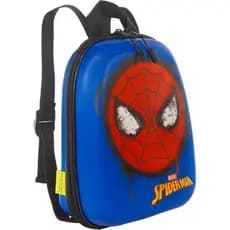 Mochila Infantil Homem Aranha Azul Pequeno Tamanho Resistente Escola Passeio