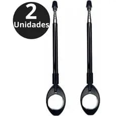 KIT 2 Antenas Aparador Corta Linha de Pipa - Moto Retrátil 7 Estágios Especificações: - Inox - ( G ) PRETA