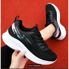 Tênis feminino estilo casual novo cores variadas