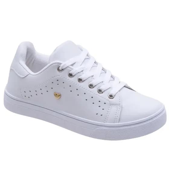 Tênis lindo infantil na moda casual menina