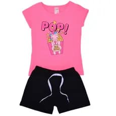 Conjunto Verão Infantil Feminino 2 Ao 8