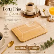 PORTA FRIOS COM TAMPA DE ACRILICO/ IDEAL PARA MESA POSTA/ CAFE DA MANHA