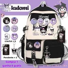 Mochila escolar Kuromi Mochila Sanrio Co-Branded