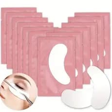 100 Unidades Pad Gel (50 Pares) Protetor Palpebra Alongamento Extensão de Cílios