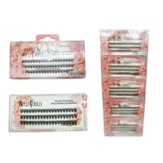 kit com 10pcs new show cilios tufos 20 pelos curvatura D