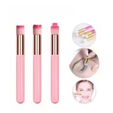 KIT 3 Pincel Para Limpeza De Cilios Extensão Alongamento Micropigmentação