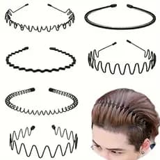 Tiara/Faixa De Cabelo De Metal Para Cabeça/Arco Unissex