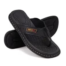 Chinelo Masculino Couro Legitimo Sandália Anti-stress Solado Borracha Confortável e Estiloso