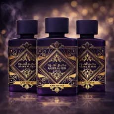 Kit 3 Perfumes Árabes Lattafa Amethyst 60ml Original Alta Fixação Essência Premium Longa Duração