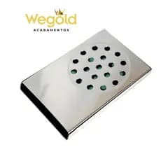 Ralo Pratic Escoamento Para Box Banheiro Inteligente 100% Aço Inox Luxo Aço Inox