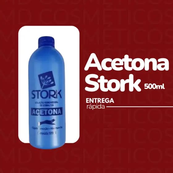 Acetona de Esmalte 500 ml STORK