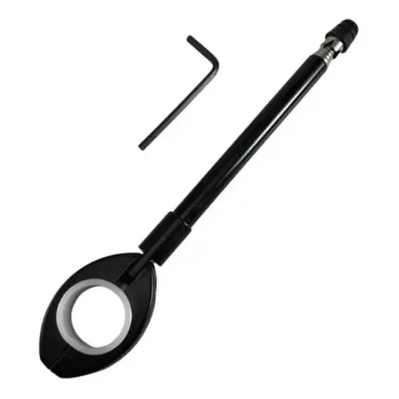Antena Retrátil Corta Pipa Em Inóx Para Guidão De Moto E Bicicletas