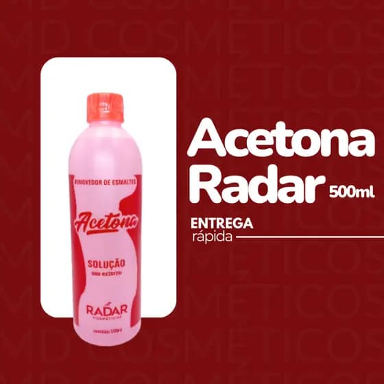 Acetona Removedor de Esmalte Radar 500ml