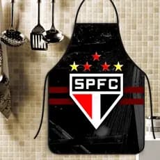 Avental De Cozinha Oxford Estampa De Time Palmeiras Corinthians Santos São Paulo 70x50 Cm
