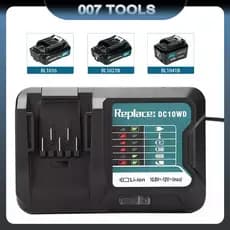 Carregador Rápido De Bateria De Lítio 10.8-12v P/ Makita 42w