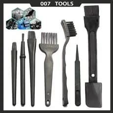 Kit 7 Esd Escova De Limpeza Antiestática Ferramenta De Limpeza De Poeira De Computador