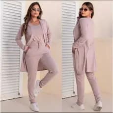CONJUNTO FEMININO LANZINHA 3 PEÇAS MARAVILHOSO